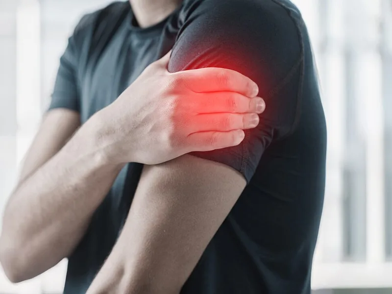 Schomaker Chiropractic Clinic treating arm pain in Elk River